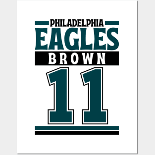 Philadelphia Eagles Brown 11 American Football Edition 3 Posters and Art